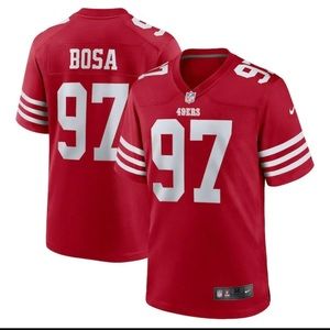 Brand New w/tags Nike San Francisco 49ers Nick Bosa Scarlet Official NFL Jersey